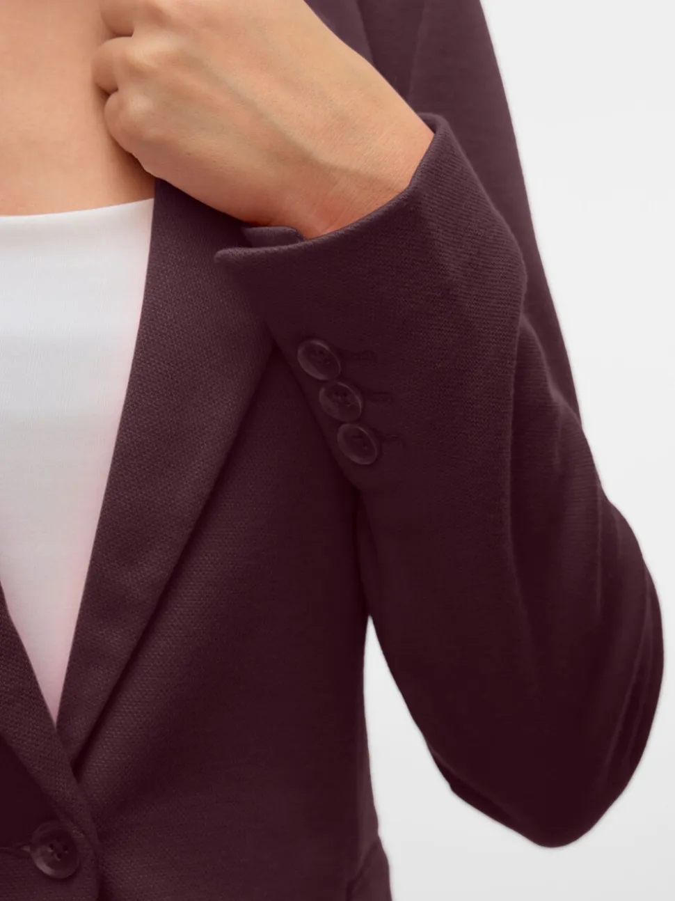 Rood - Vero Moda blazer met aansluitende pasvorm