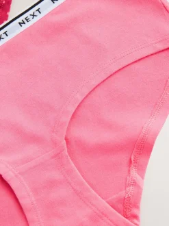 Rood tafelaankleding Print - 7 Katoenen slipjes met logotailleband