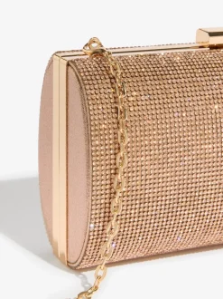 Roségoudkleurig - Lipsy Embellished Box Clutch Bag