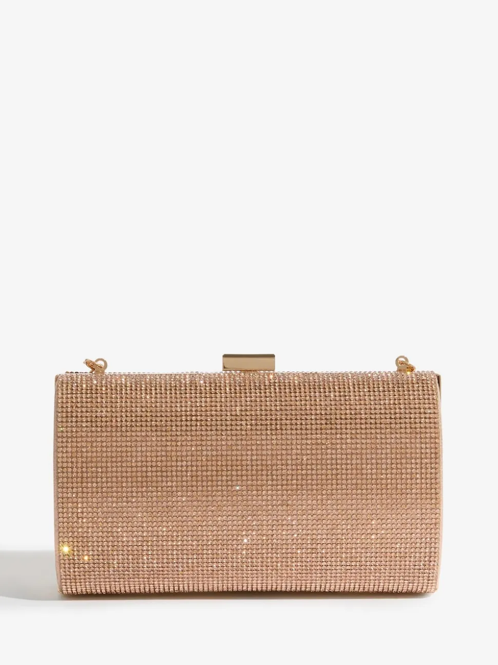 Roségoudkleurig - Lipsy Embellished Box Clutch Bag