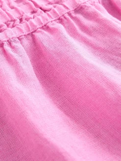 Roze - 100% linnen shorts