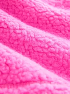 Roze - Active jack met capuchon van borg