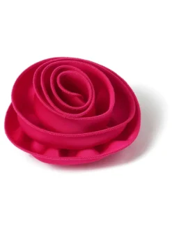 Roze - Aela haarspeld en broche met bloemen