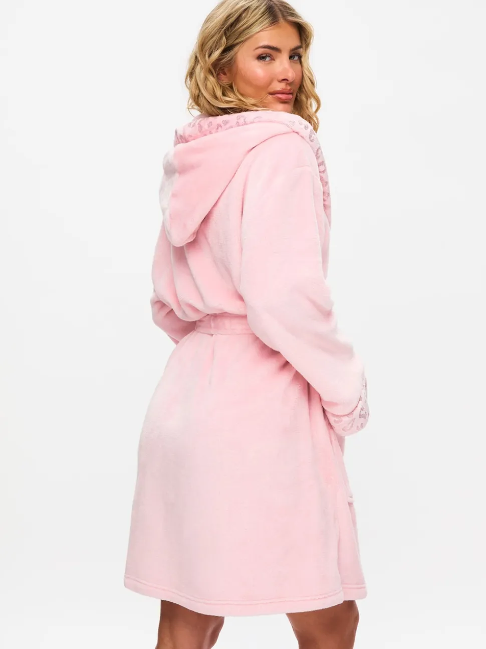 Roze - Ann Summers Signature Sparkle Fluffy Robe