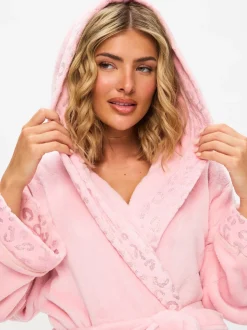 Roze - Ann Summers Signature Sparkle Fluffy Robe