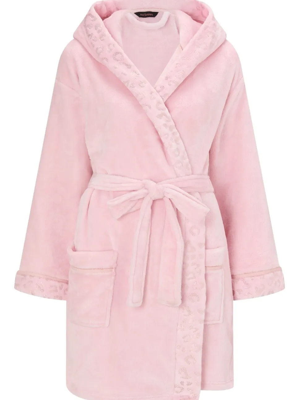 Roze - Ann Summers Signature Sparkle Fluffy Robe