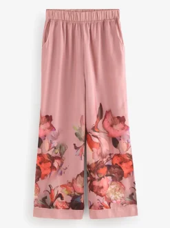 Roze - B by Ted Baker - Satijnen pyjama met knopen