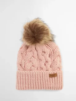 Roze - Barbour® Pom Benie Hat