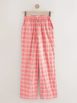 Roze - Broek met wijde pijpen