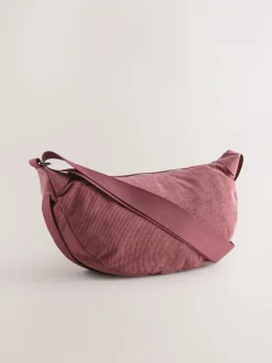 Roze - Cord Effect Sling Bag