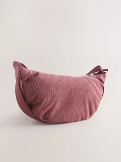 Roze - Cord Effect Sling Bag
