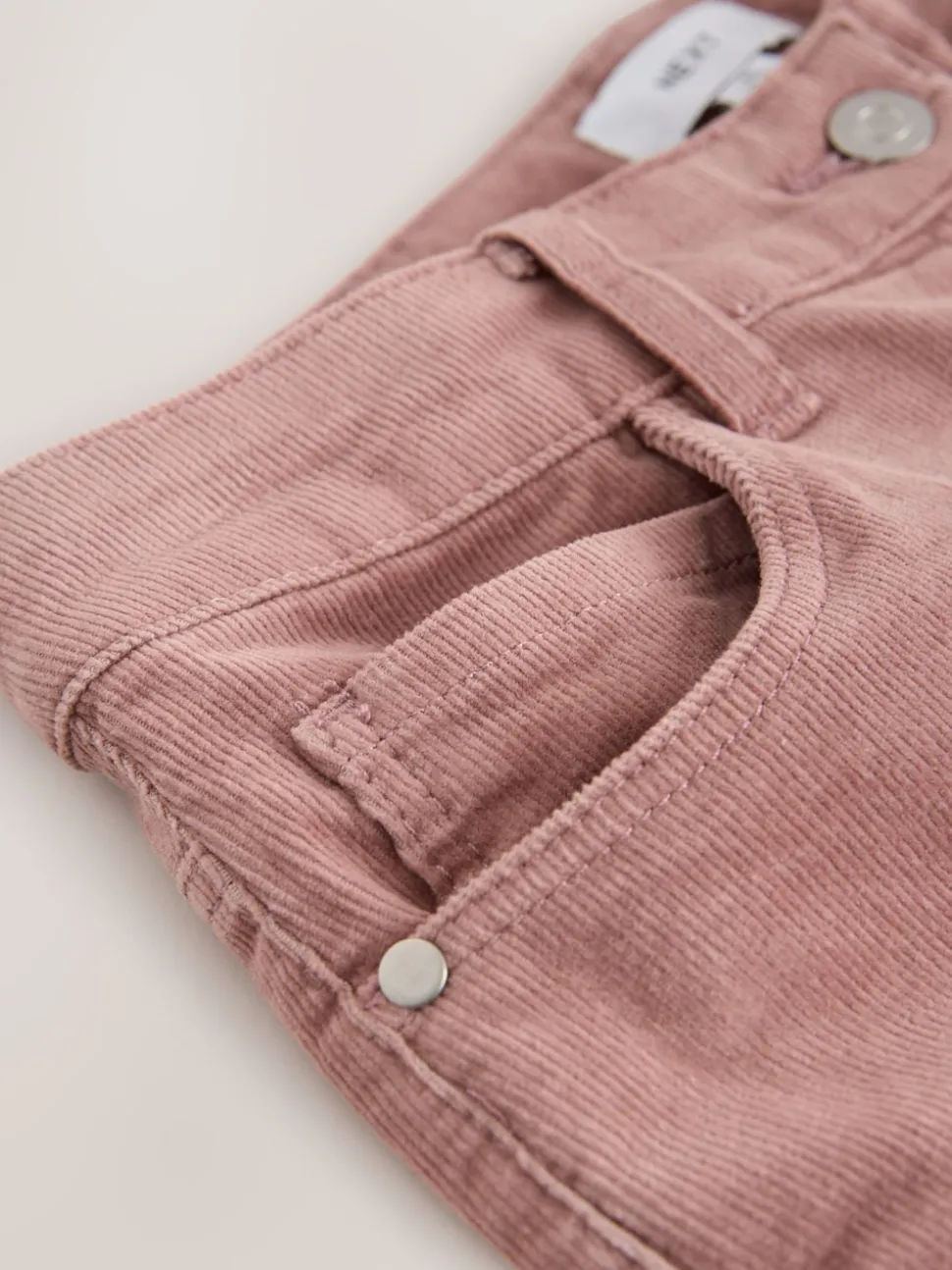 Roze - Corduroy boot cut broek
