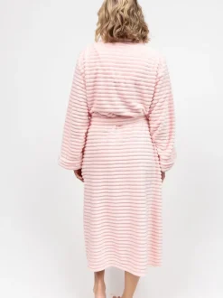 Roze - Cyberjammies Striped Sealskin Fleecy Dressing Gown