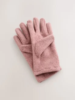 Roze - Fleece handschoenen