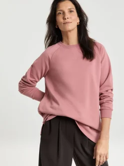 Roze - JD Williams Classic Longline Crew Neck Sweatshirt