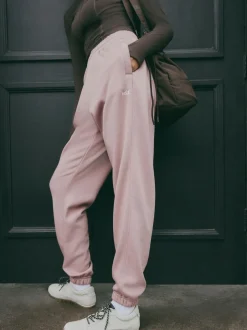 Roze - Joggingbroek met banden