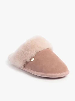 Roze - Just Sheepskin Duchess pantoffels van schapenvacht voor dames