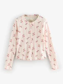 Roze - Laura Ashley Pointelle Ditsy Pyjamas