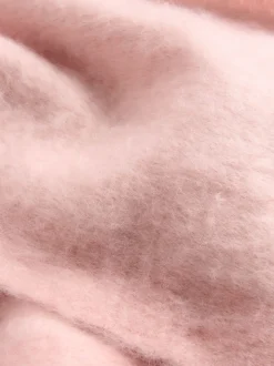 Roze - Lipsy Cosy geborstelde sjaal