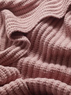Roze - Lipsy Shimmer Ribbed Scarf