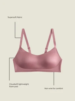 Roze - N.Premium Cloud Zachte Ultiem Comfort Beha Zonder Beugel