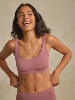 Roze - N.Premium Heerlijk zachte Naadloze Cropped Beha