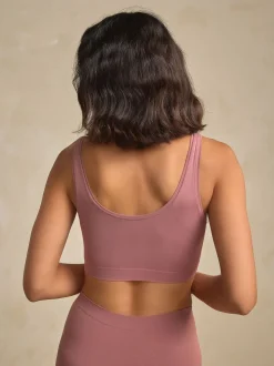 Roze - N.Premium Heerlijk zachte Naadloze Cropped Beha