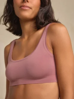 Roze - N.Premium Heerlijk zachte Naadloze Cropped Beha