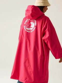 Roze - Regatta - Waterdichte omkleedjas voor volwassenen