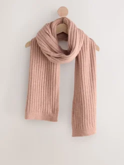Roze - Ribbed Knit Scarf