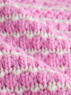 Roze - Stitchy Knit Pie Collar Layer Jumper