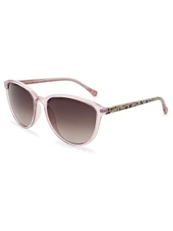 Roze - Ted Baker - Klassieke zonnebril met ronde ogen