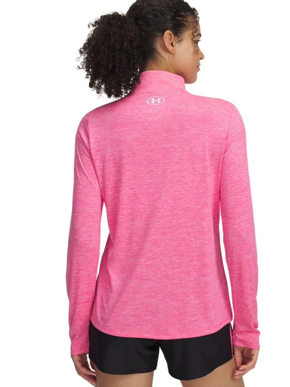 Roze - Under Armour Tech Twist sweatshirt met 1/2 rits