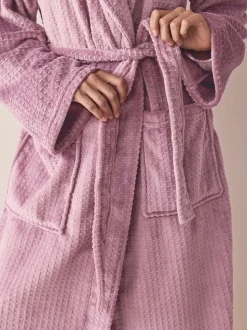 Roze - Waffle Cosy Robe
