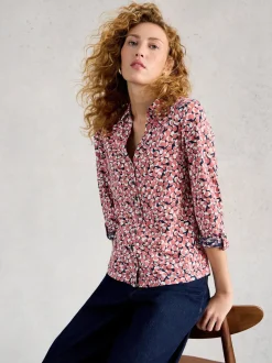 Roze - White Stuff jersey Annie overhemd