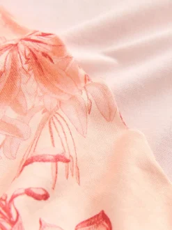 Roze bloemen - Kew Collection pyjama's met lange mouwen