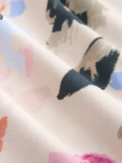 Roze bloemen - Pyjama met korte mouwen