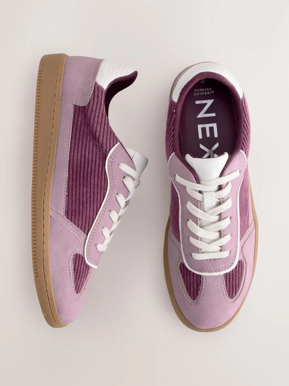 Roze corduroy - Forever Comfort® vetersneakers