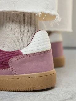 Roze corduroy - Forever Comfort® vetersneakers