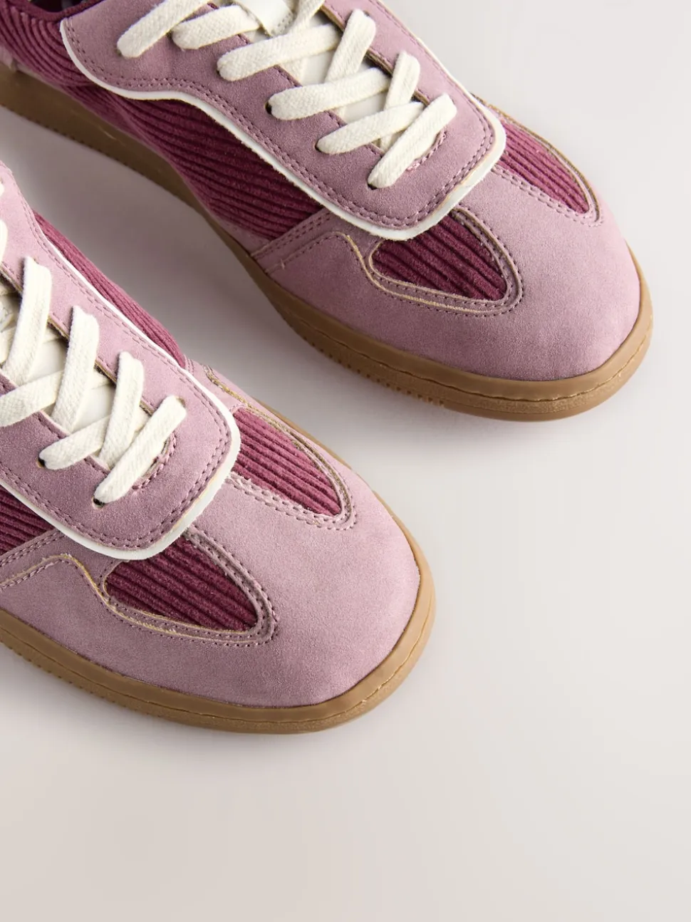 Roze corduroy - Forever Comfort® vetersneakers
