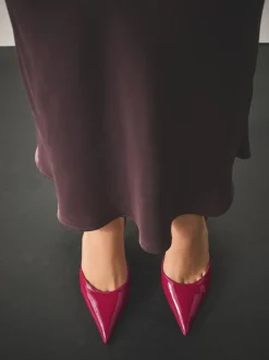 Roze gelakt - Forever Comfort® Pointed Toe Curvy Slingback Heels