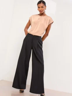 Roze satijn - Lipsy Drape Top
