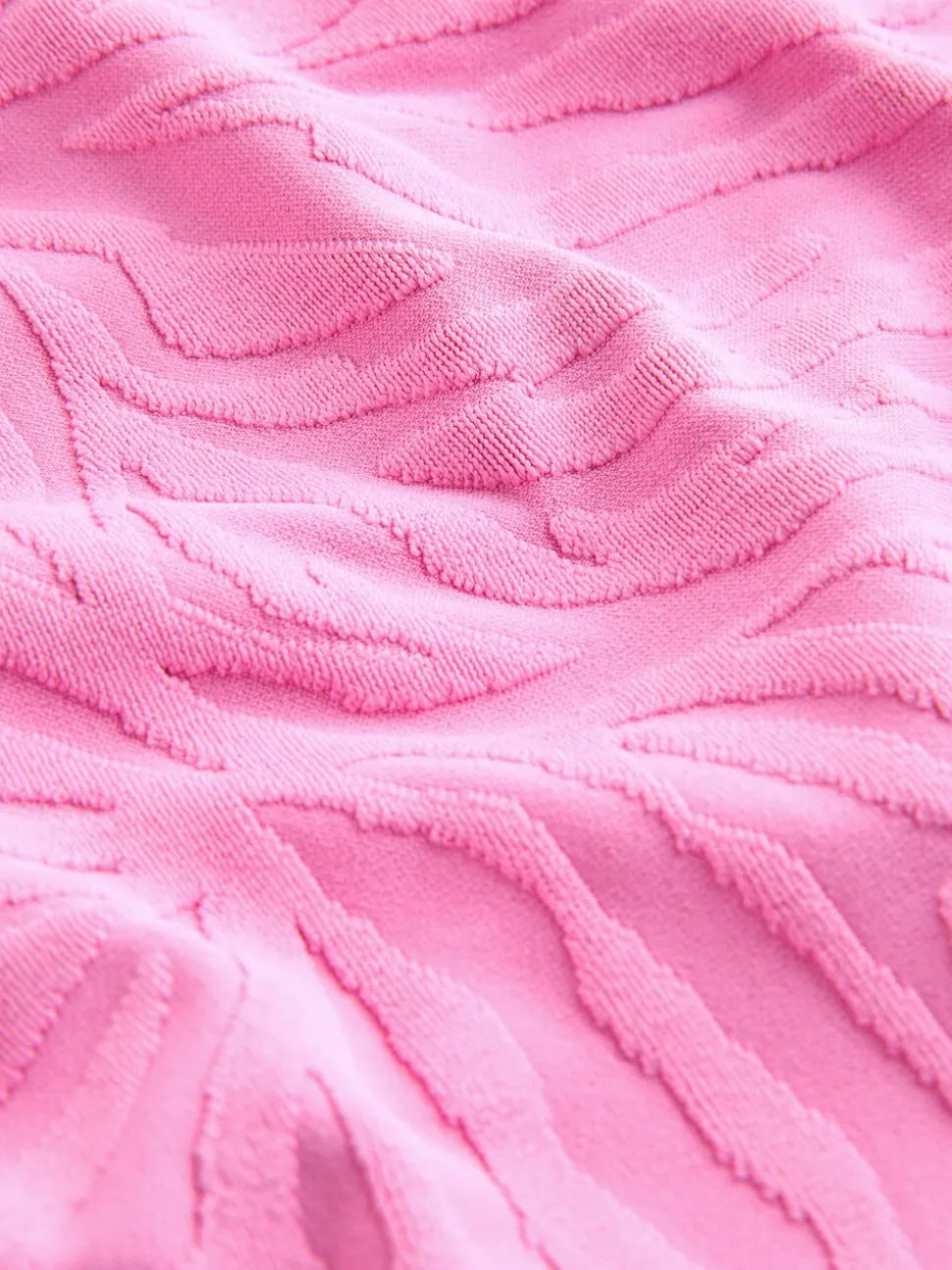 Roze zebraprint met textuur - Bikinibroekjes