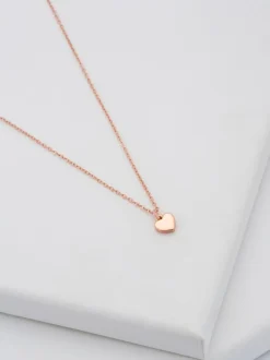Rozegouden tinten - Ted Baker HARA: Ketting met kleine hartjeshanger