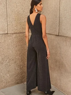 Ro&Zo Sparkle Ponte Jumpsuit
