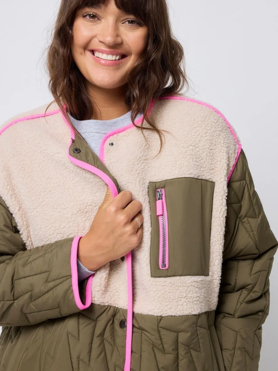 SCAMP & DUDE Fleece/Quilted Coat