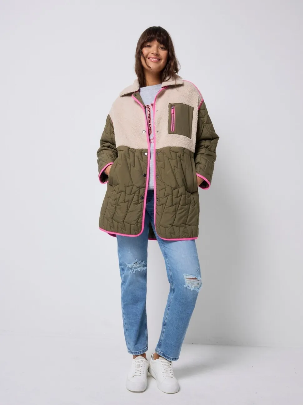 SCAMP & DUDE Fleece/Quilted Coat