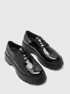 Schuh Laina Chunky Patent Brogues