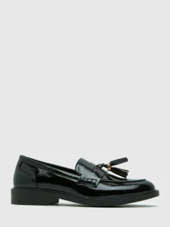 Schuh Layne Patent Tassel Loafers
