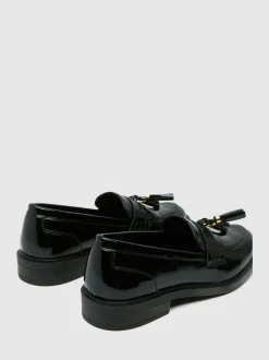 Schuh Layne Patent Tassel Loafers